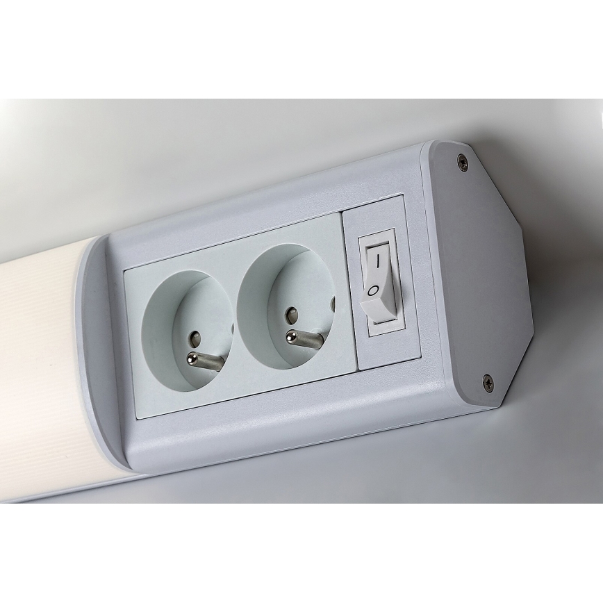 Rabalux - LED Podelementna svetilka z vtičnicami LED/10W/230V 4000K 50 cm bela