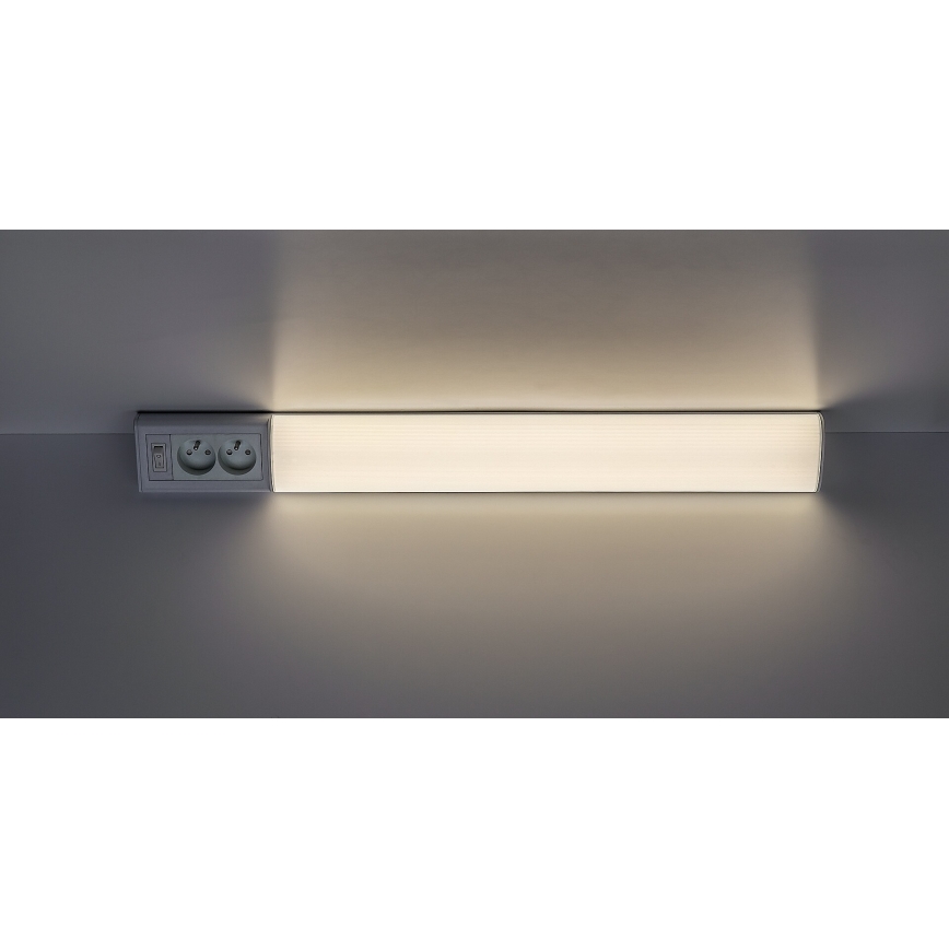 Rabalux - LED Podelementna svetilka z vtičnicami LED/15W/230V 4000K 70 cm bela