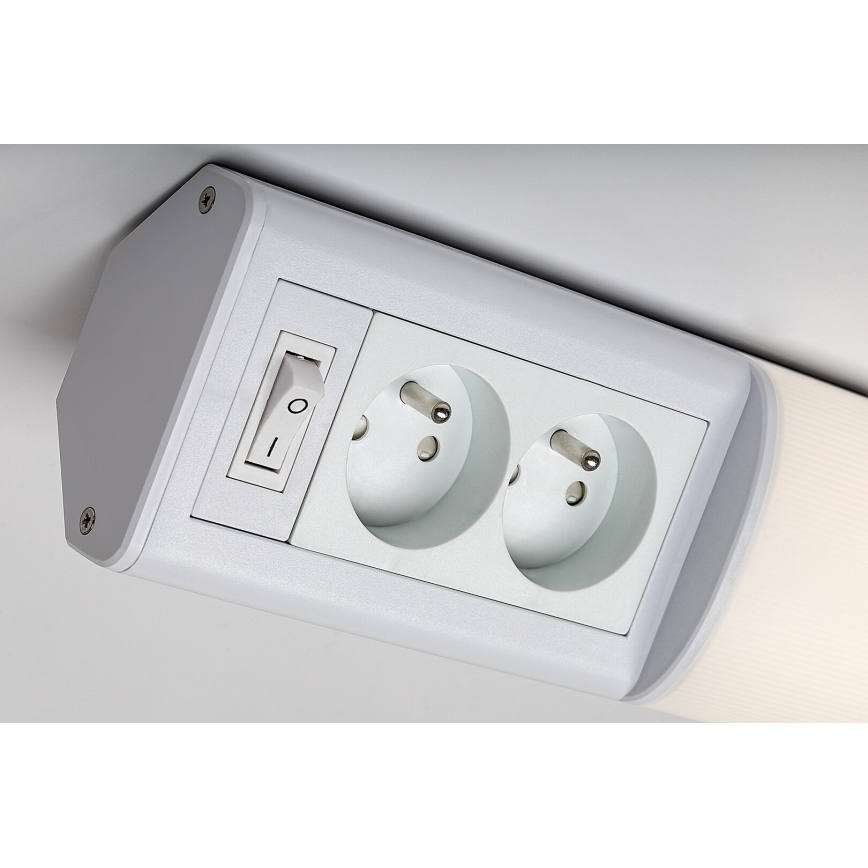 Rabalux - LED Podelementna svetilka z vtičnicami LED/15W/230V 4000K 70 cm bela