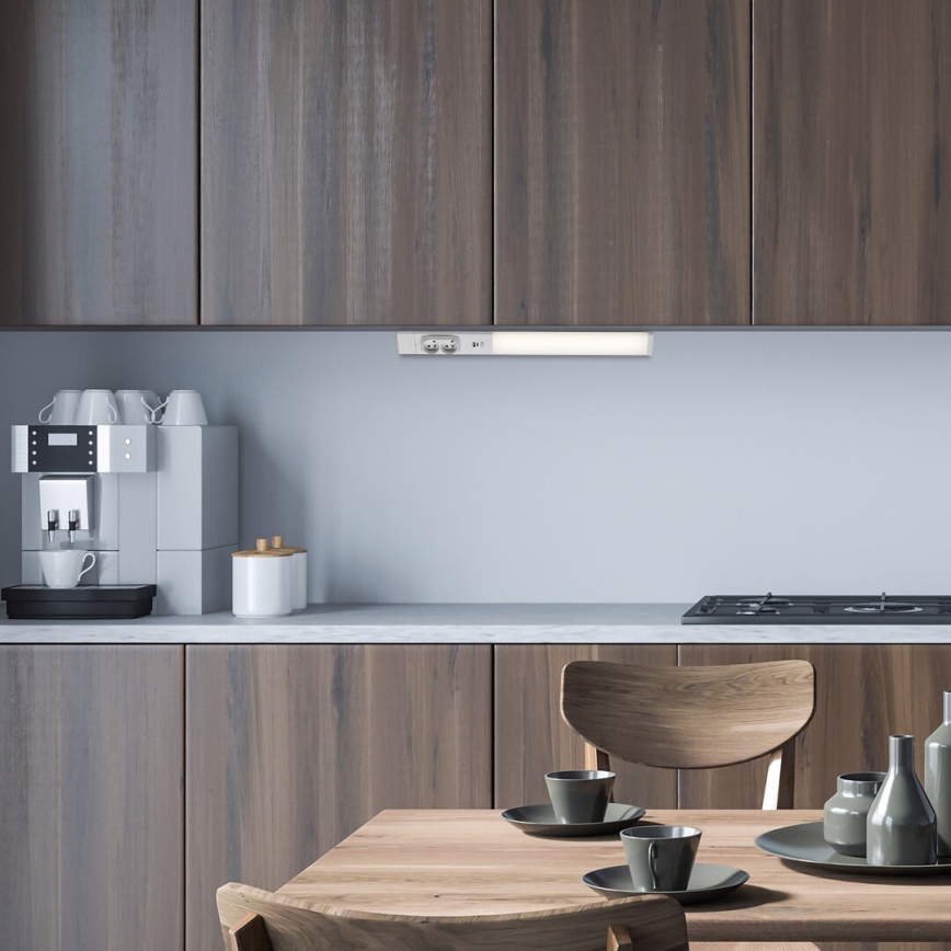 Rabalux - LED Podelementna svetilka z vtičnicami LED/18W/230V 4000K 60 cm bela