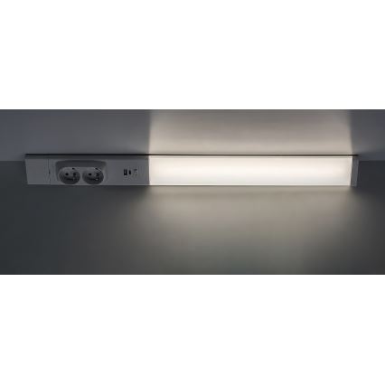 Rabalux - LED Podelementna svetilka z vtičnicami LED/18W/230V 4000K 60 cm bela
