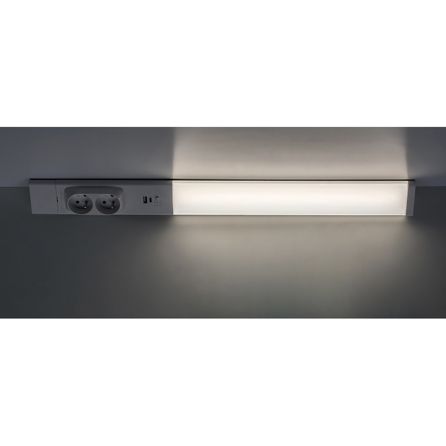 Rabalux - LED Podelementna svetilka z vtičnicami LED/18W/230V 4000K 60 cm bela