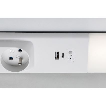 Rabalux - LED Podelementna svetilka z vtičnicami LED/18W/230V 4000K 60 cm bela