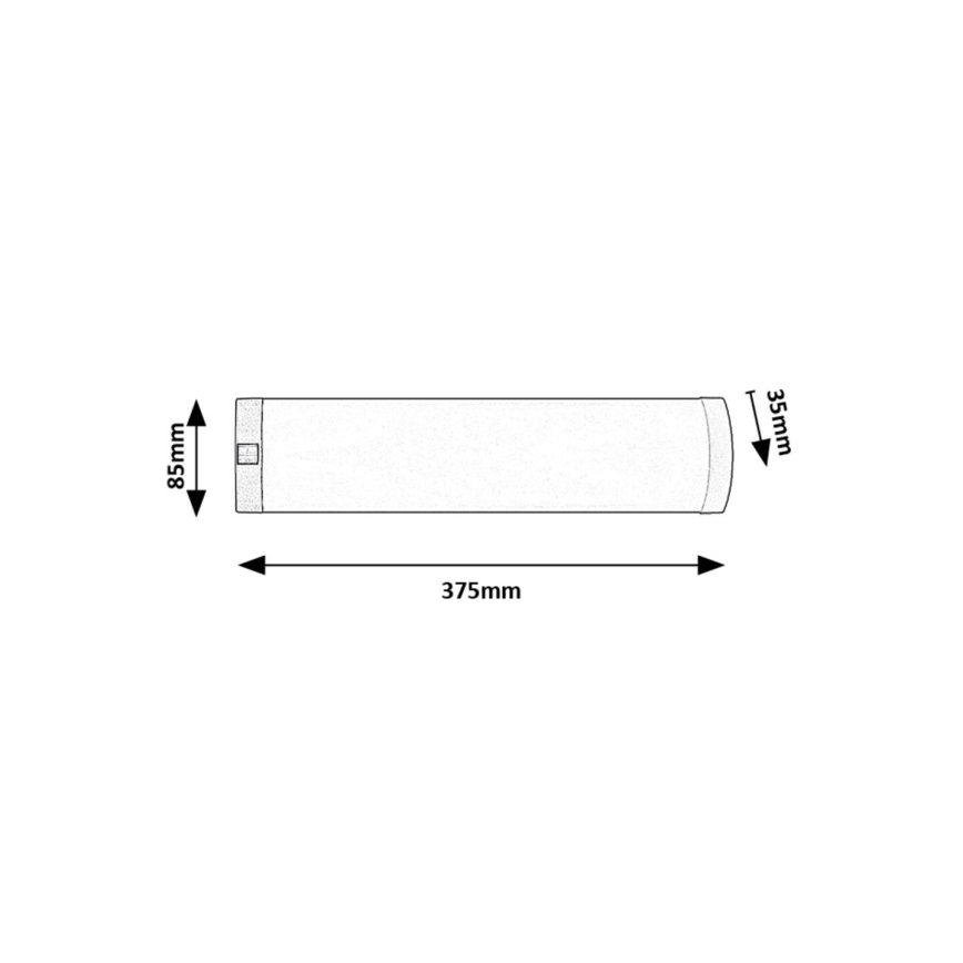 Rabalux - LED Podelementna svetilka LED/5W/230V 4000K sijajni krom