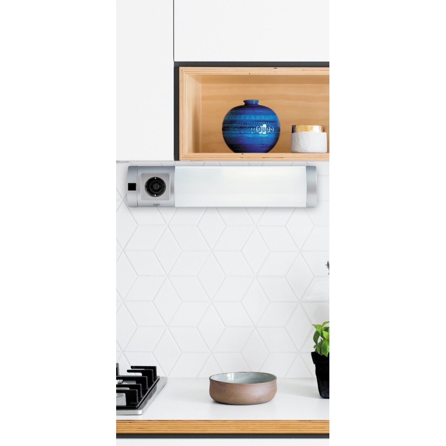 Rabalux - LED Podelementna svetilka z vtičnico LED/5W/230V 4000K 45 cm mat krom