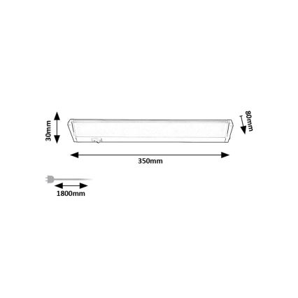 Rabalux  - LED Podelementna svetilka LED/5W/230V 4000K bela