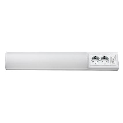 Rabalux - LED Podelementna svetilka z 2 vtičnicama LED/10W/230V 4000K 50 cm bela