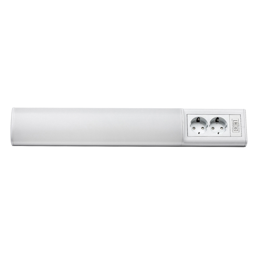 Rabalux - LED Podelementna svetilka z 2 vtičnicama LED/10W/230V 4000K 50 cm bela