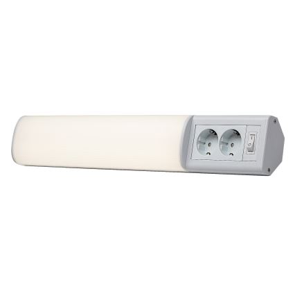 Rabalux - LED Podelementna svetilka z 2 vtičnicama LED/10W/230V 4000K 50 cm bela