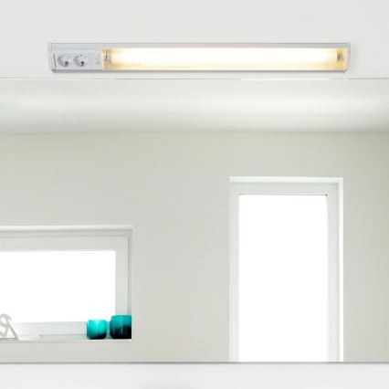 Rabalux - LED Podelementna svetilka z 2 vtičnicama LED/15W/230V 4000K 70 cm bela