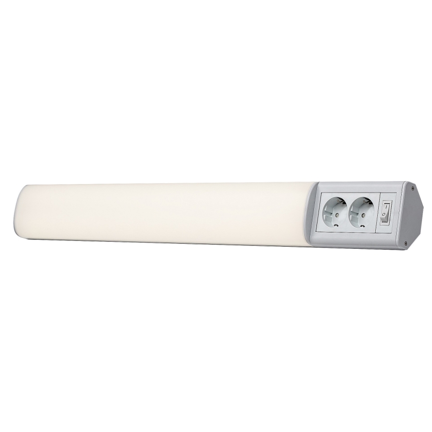 Rabalux - LED Podelementna svetilka z 2 vtičnicama LED/15W/230V 4000K 70 cm bela
