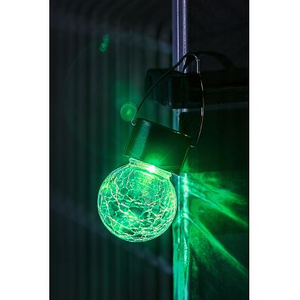 Rabalux - LED RGB zunanja solarna svetilka s stikalom LED/0,06W 60 mAh IP44