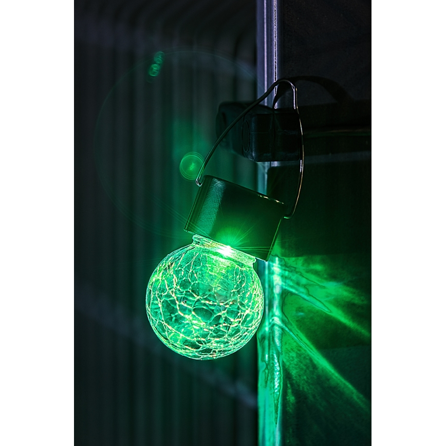 Rabalux - LED RGB zunanja solarna svetilka s stikalom LED/0,06W 60 mAh IP44