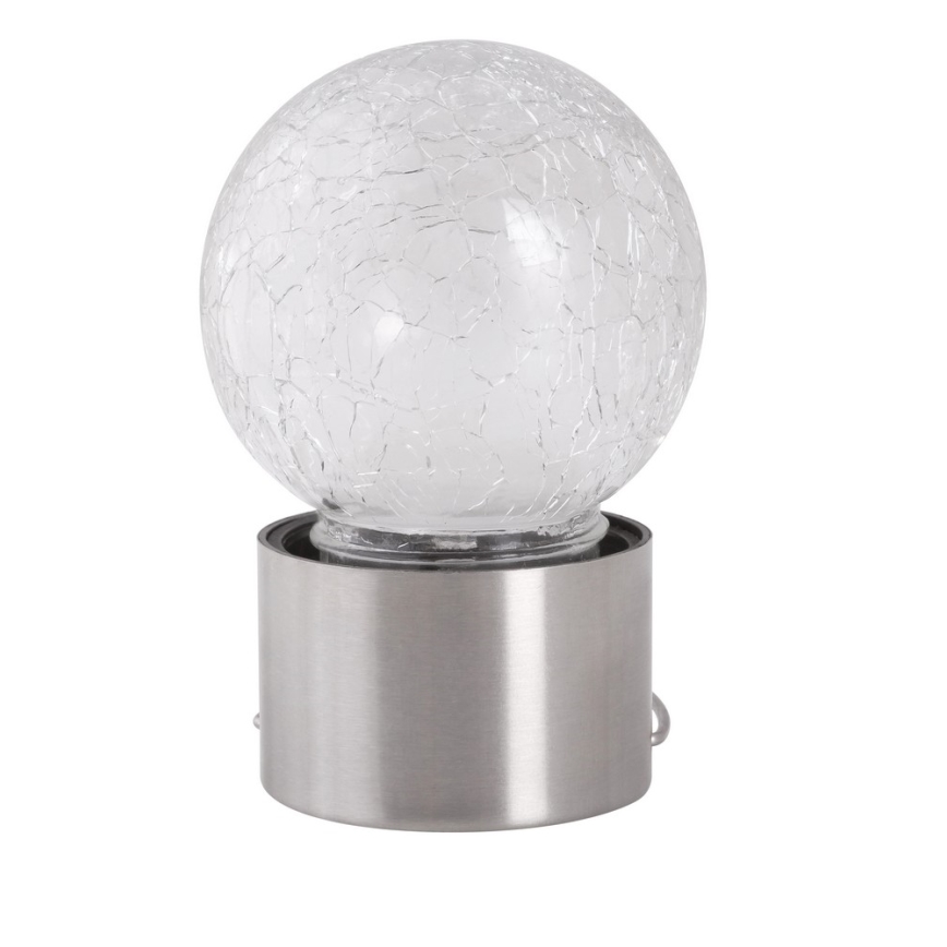 LED RGB Zunanja solarna svetilka s stikalom LED/0,06W/1xAA IP44