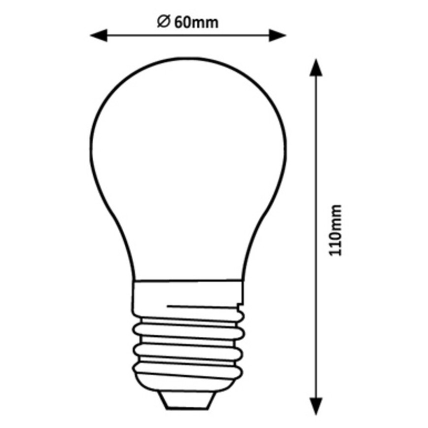 Rabalux - LED Žarnica A60 E27/4W/230V 4000K Energy class A