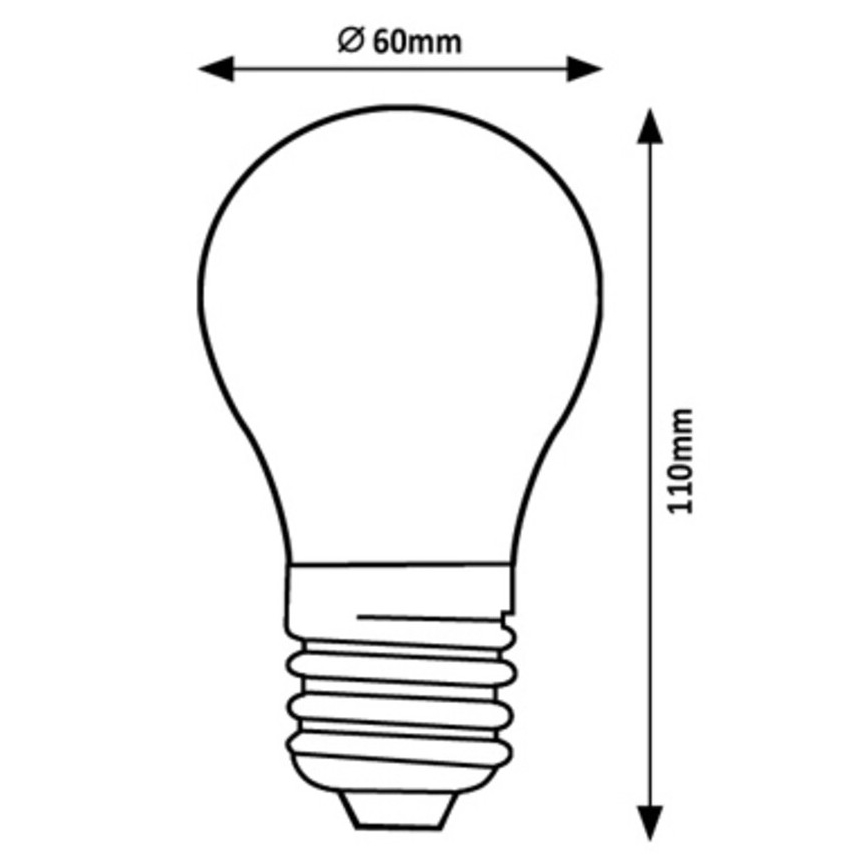Rabalux - LED Žarnica A60 E27/7W/230V 3000K Energy class A
