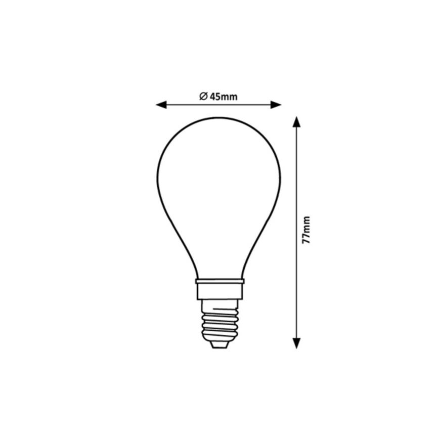 Rabalux - LED Žarnica G45 E14/4W/230V 2700K