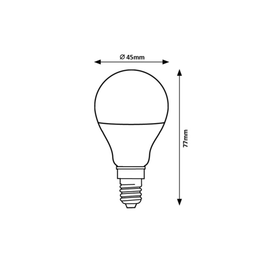 Rabalux - LED Žarnica G45 E14/5W/230V 4000K