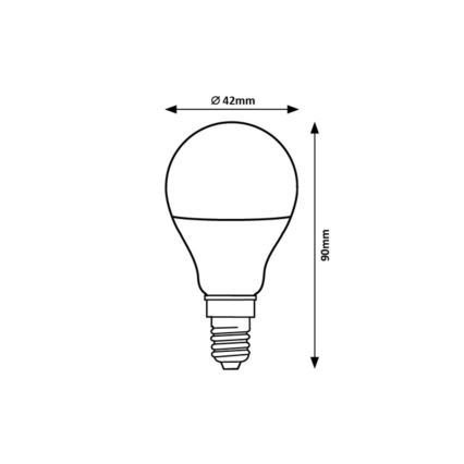 Rabalux - LED Žarnica G45 E14/9W/230V 4000K