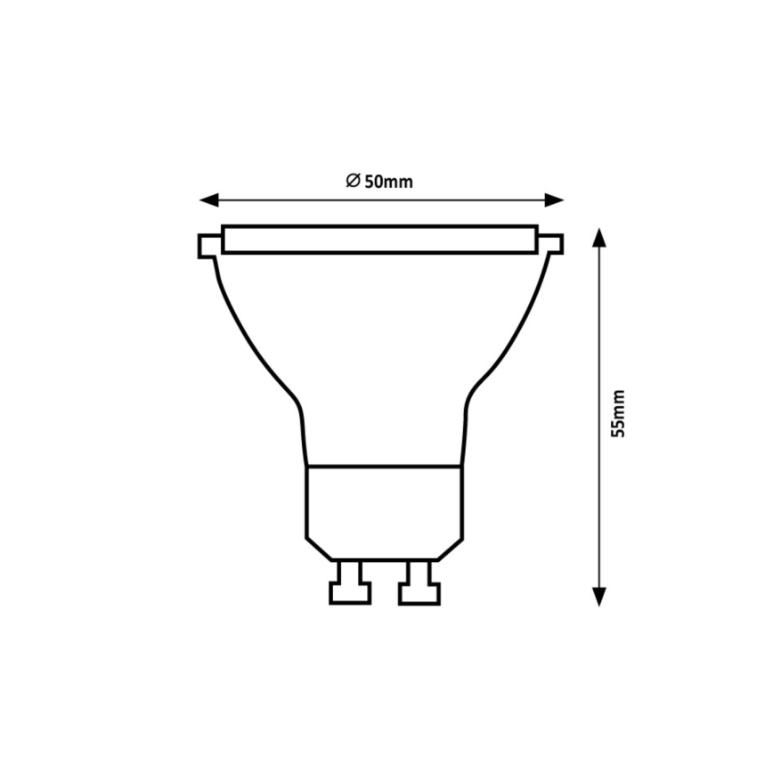 Rabalux - LED Žarnica GU10/5W/230V 3000K Energijski razred A