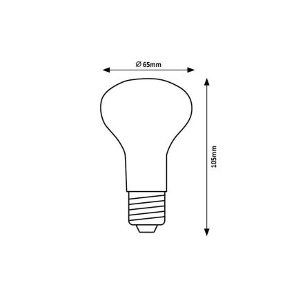 Rabalux - LED Žarnica R63 E27/9W/230V 4000K
