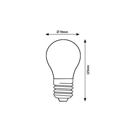 Rabalux - LED žarnica FILAMENT A70 E27/18W/230V 4000K