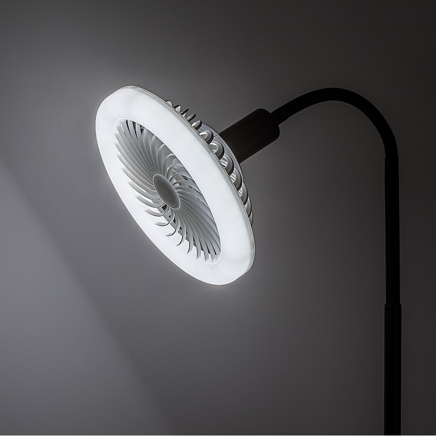 Rabalux - LED zatemnjevalna žarnica z ventilatorjem SMD E27/16W/230V 3000-6500K + daljinski upravljalnik