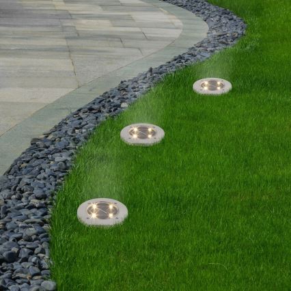 LED Zunanja solarna svetilka s senzorjem LED/0,24W/1xAA IP44 črna