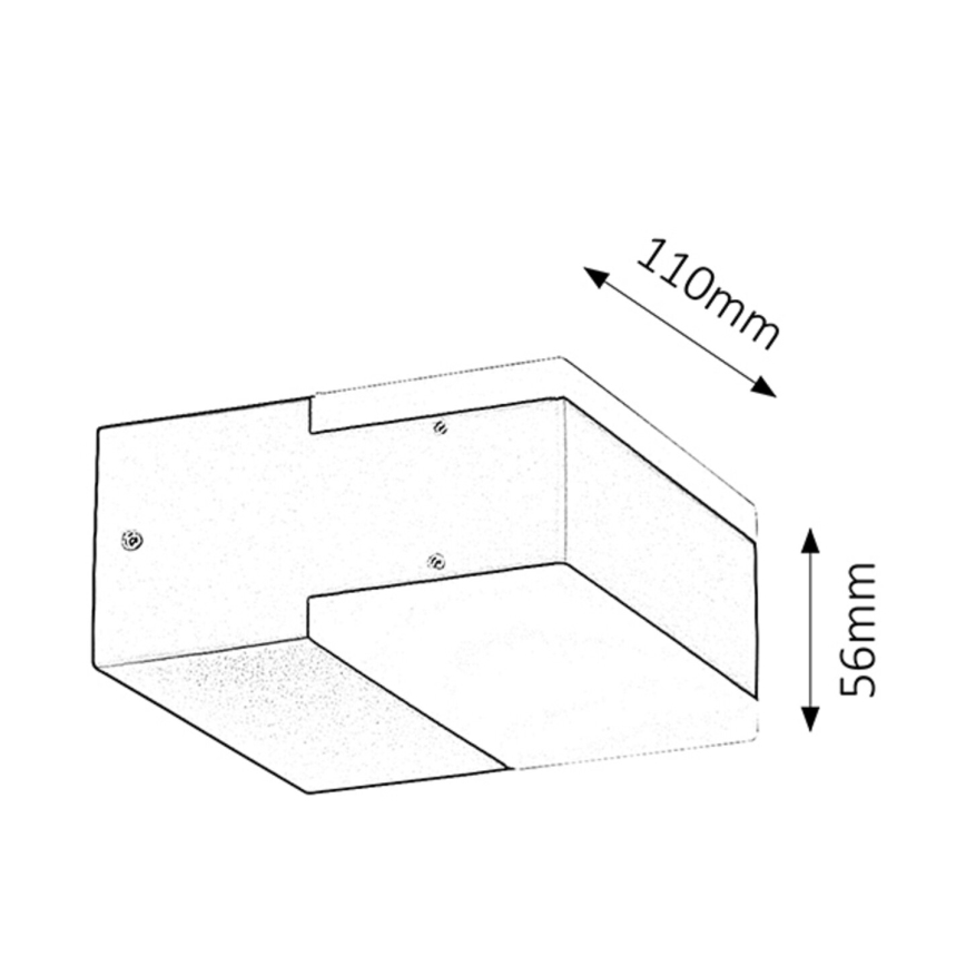 Rabalux 8060 - LED Zunanja stenska svetilka BONA 2xLED/4,5W IP54