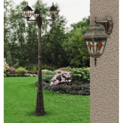 Rabalux - Zunanja Stenska svetilka 1xE27/60W/230V