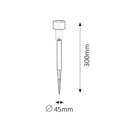 Rabalux - Solarna svetilka LED/0,1W/1,2V IP44