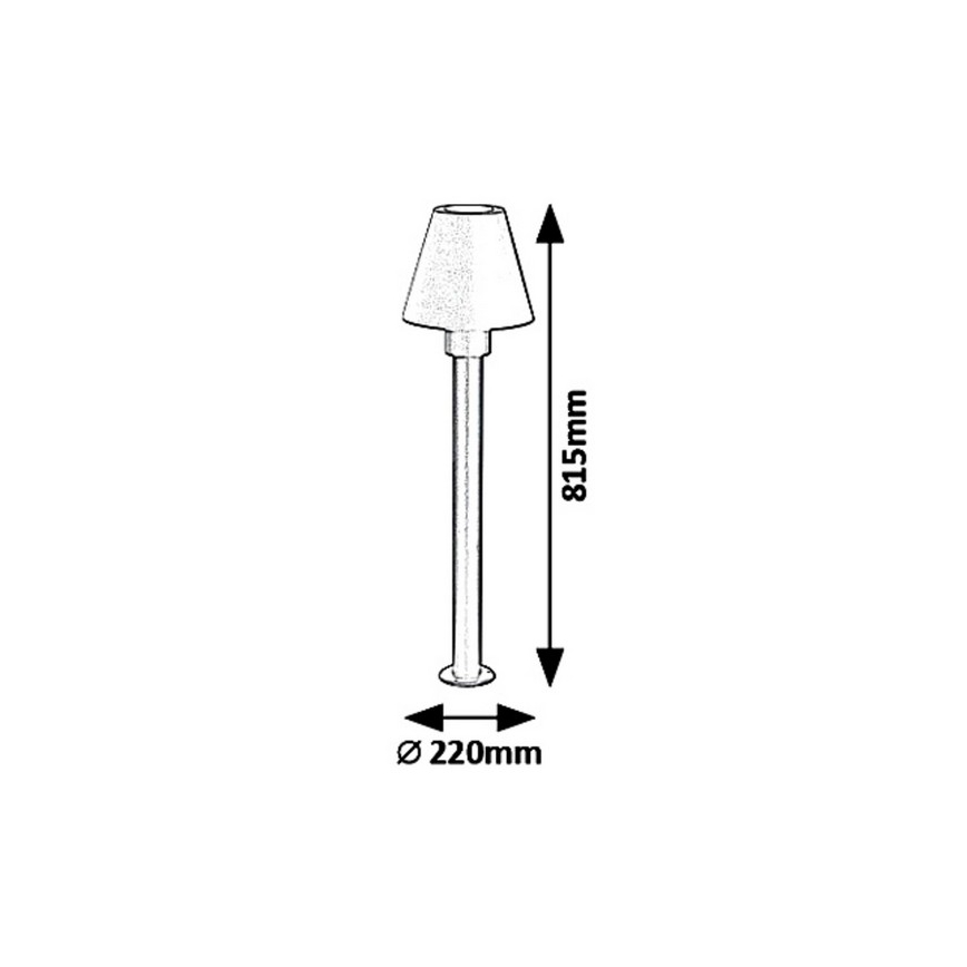 Rabalux 8845 - Zunanja svetilka FAVARA 1xE27/14W/230V IP44