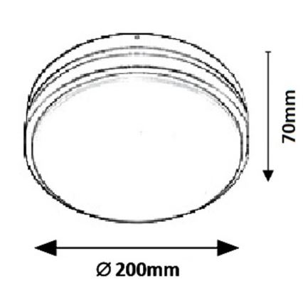 Rabalux 8847 - LED Zunanja stenska svetilka HAMBURG LED/10W/230V IP44