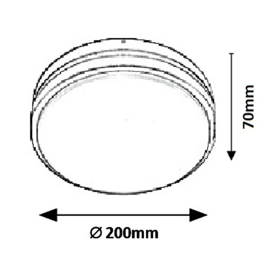 Rabalux 8847 - LED Zunanja stenska svetilka HAMBURG LED/10W/230V IP44
