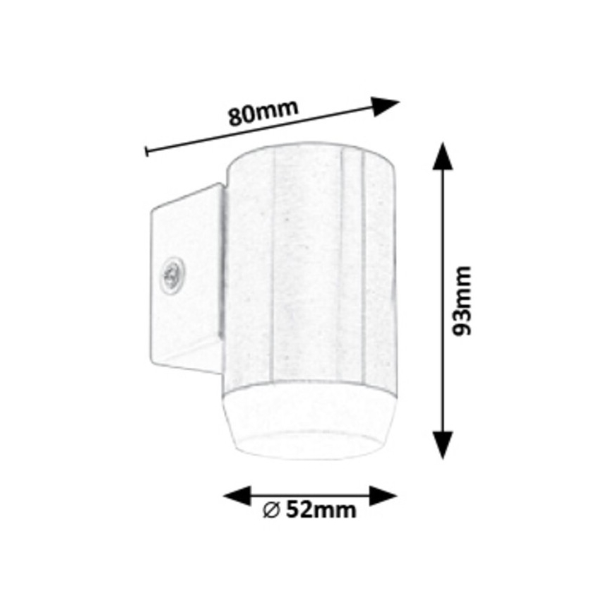 Rabalux - LED Zunanja Stenska svetilka LED/4W/230V IP44