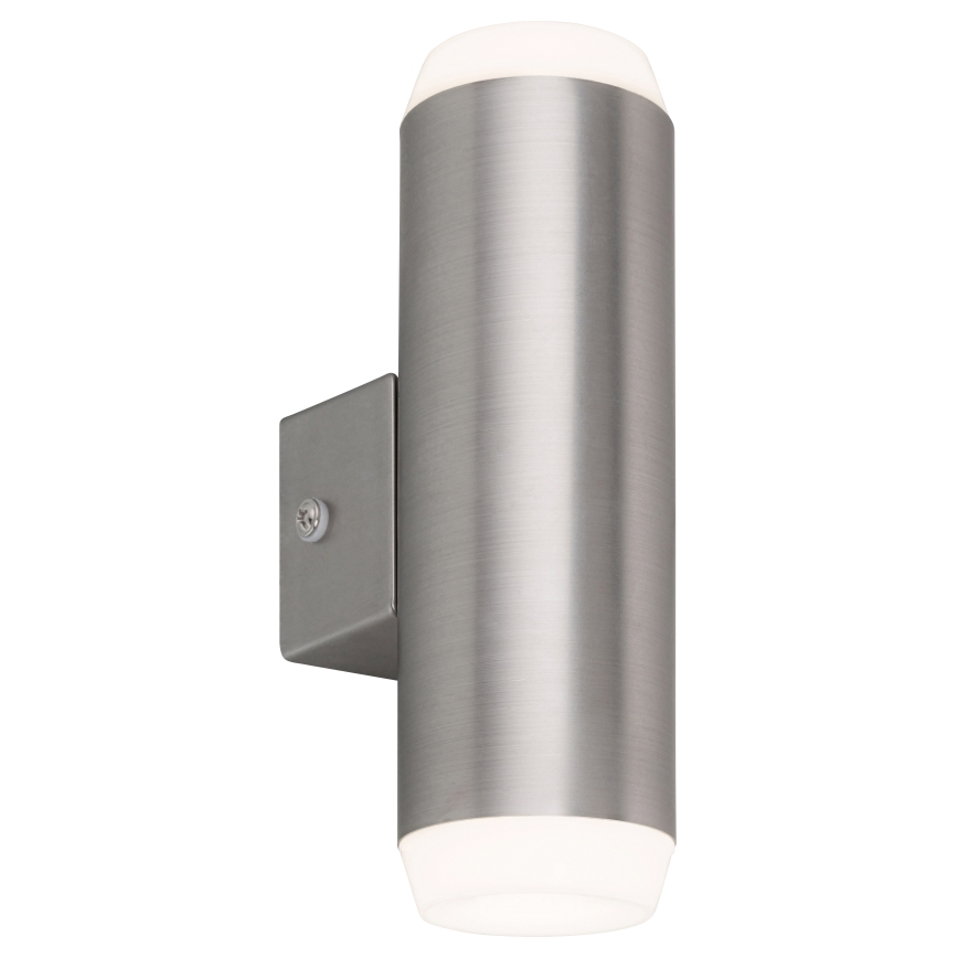 Rabalux - LED Zunanja stenska svetilka 2xLED/4W/230V saténový mat krom IP44