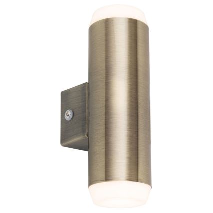 Rabalux - LED Zunanja Stenska svetilka 2xLED/4W/230V IP44 bronasta