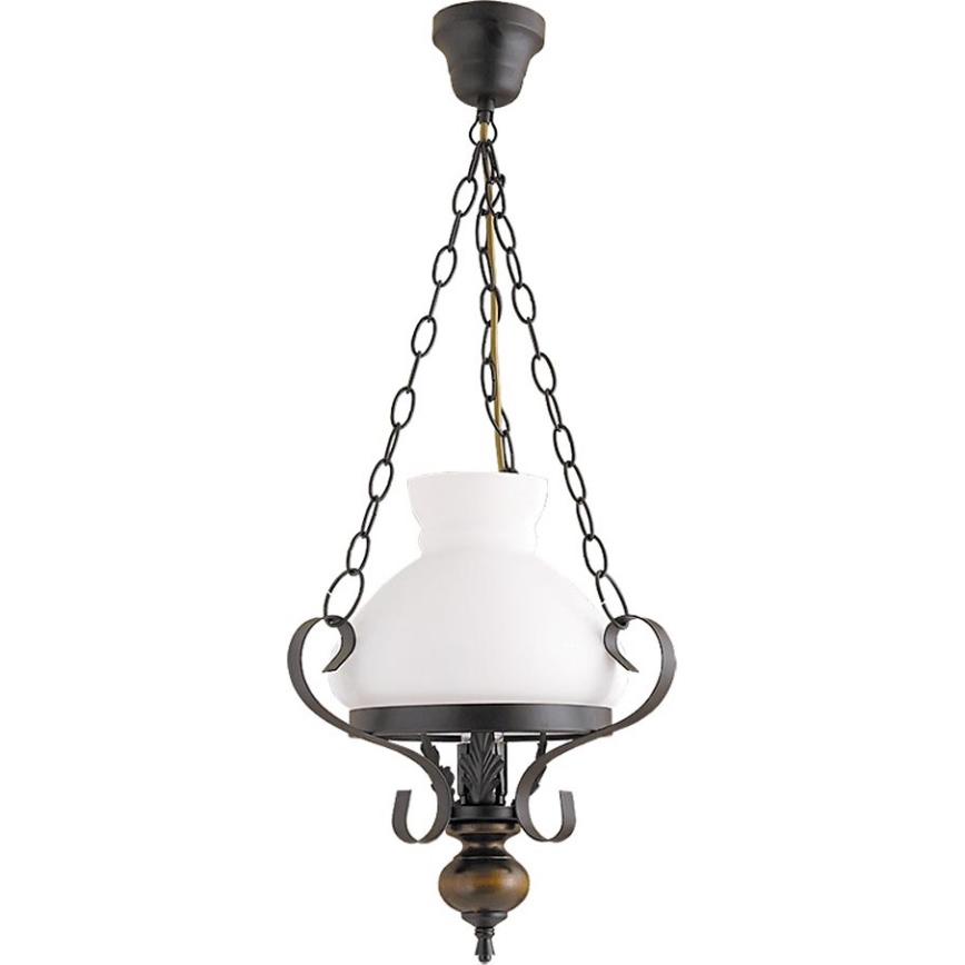 Rabalux - Nadomestno steklo za lestenec E27 pr. 23,5 cm bela