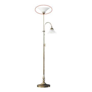 Rabalux 9934 - Nadomestno steklo za talno svetilko MARIAN E27