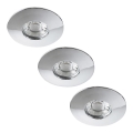 Rabalux - KOMPLET 3x LED kopalniško vgradno stropno svetilo LED/4W/230V IP44