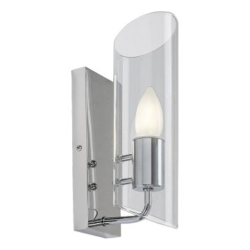 Rabalux - Kopalniška stenska svetilka 1xE14/12W/230V IP44 sijajni krom