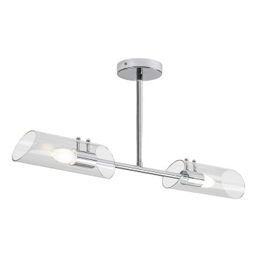 Rabalux - Kopalniški lestenec na drogu 2xE14/12W/230V IP44 sijajni krom