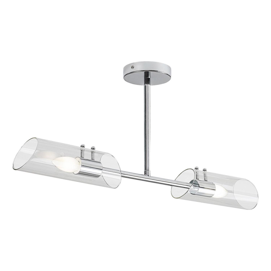 Rabalux - Kopalniški lestenec na drogu 2xE14/12W/230V IP44 sijajni krom