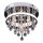 Rabalux - Kristalni nadgradni lestenec LED/20W/230V + 3xE14/40W