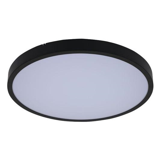 Rabalux - LED Kopalniška stropna svetilka LED/18W/230V 3000/4000/6000K IP44 pr. 30,5 cm črna