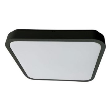 Rabalux - LED Kopalniška stropna svetilka LED/24W/230V 3000/4000/6000K IP44 29x29 cm črna