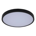 Rabalux - LED Kopalniška stropna svetilka LED/24W/230V 3000/4000/6000K IP44 pr. 35,5 cm črna
