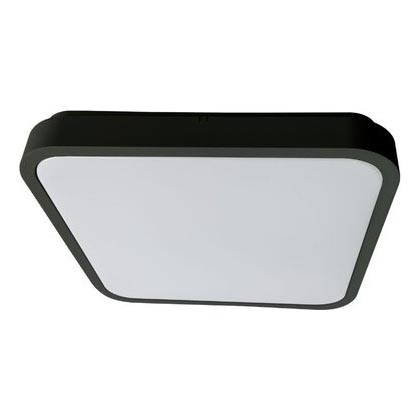 Rabalux - LED Kopalniška stropna svetilka LED/36W/230V 3000/4000/6000K IP44 42x42 cm črna