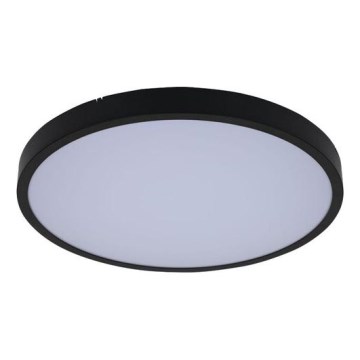 Rabalux - LED Kopalniška zatemnitvena stropna svetilka LED/24W/230V 3000-6000K IP44 pr. 35,5 cm črna + Daljinski upravljalnik