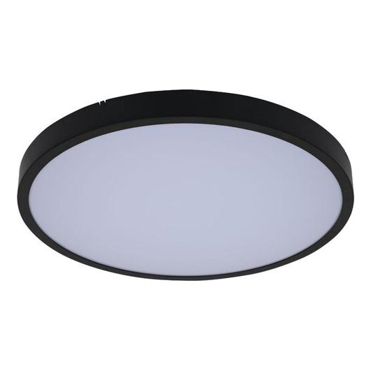 Rabalux - LED Kopalniška zatemnitvena stropna svetilka LED/24W/230V 3000-6000K IP44 pr. 35,5 cm črna + Daljinski upravljalnik